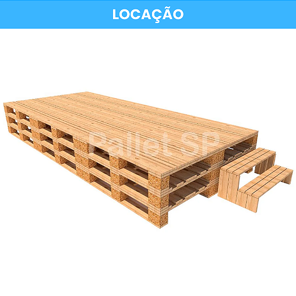 Locação Palco de Pallet para Eventos e Shows
