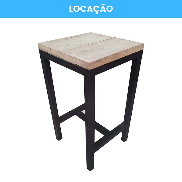Locação Banqueta Industrial 30x30x50 cm