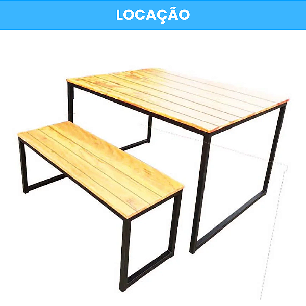 Locação Mesa Piquinique Industrial