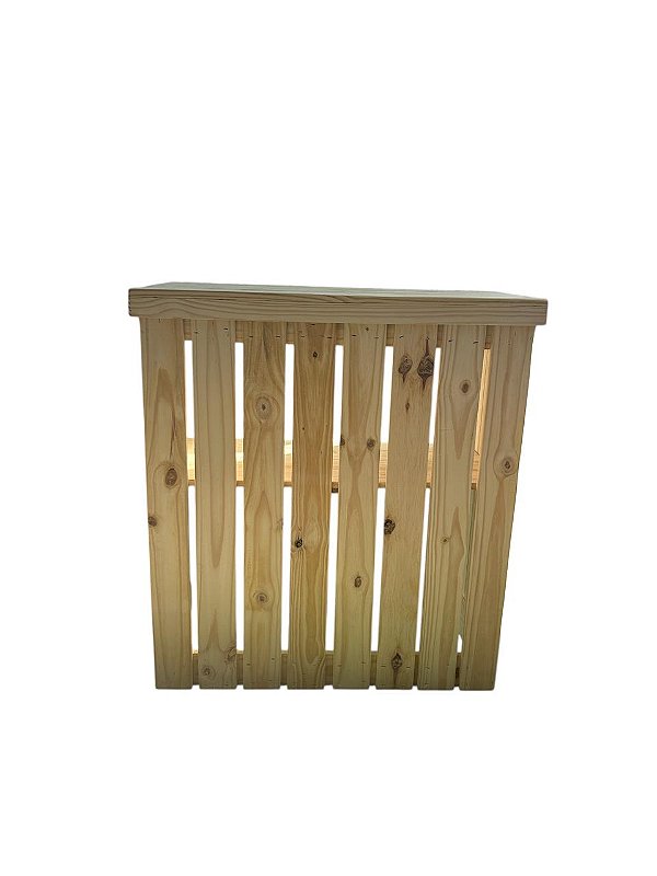 Balcão de Madeira Desmontável com Prateleira Interna – 100x100x40cm