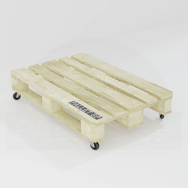 Mesa De Centro Pallet Com Rodízios