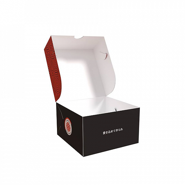 Caixa Sushi Extra Pequena (8x8x5cm) Linha Flower - 100 unid.