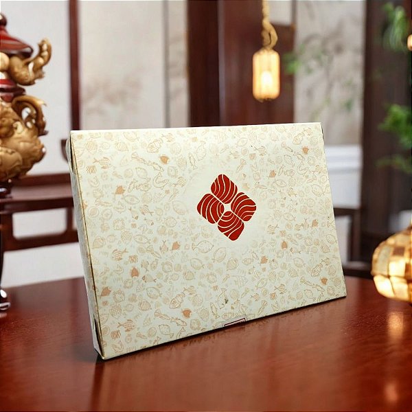 Caixa Sushi Extra Grande (20x28x4cm) Linha Salmão - 100 unid.