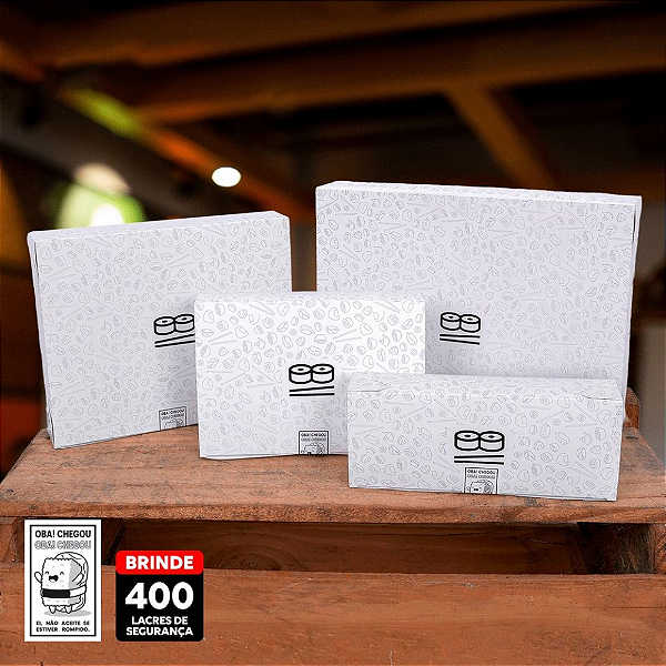 Kit Oriental White 3 - 400 unid. + Brinde