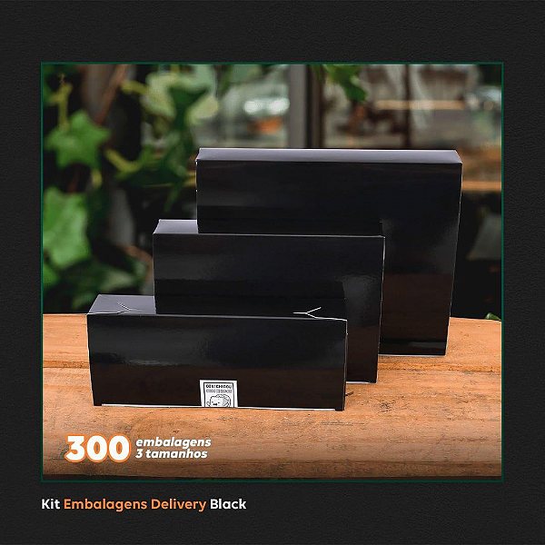 Kit Oriental Black 1 - 300 unid. + Brinde