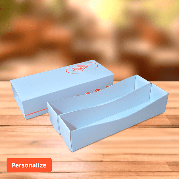 Box Gaveta Premium Dupla (16x7x3,5cm) - Personalizada