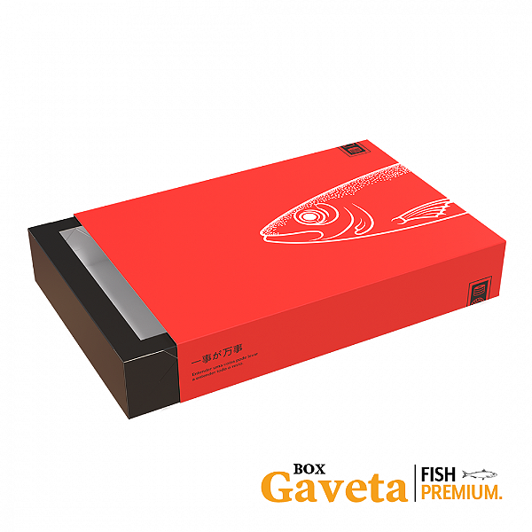 Box Gaveta Premium E. Grande (20x28x5cm) Fish - 100 unid.