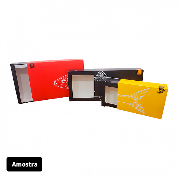 Kit de Amostra Comida Oriental -  Box Gaveta Premium