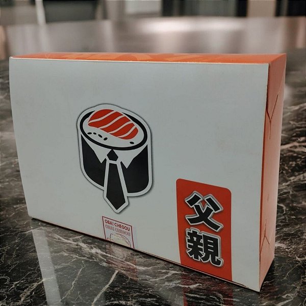 Caixa Sushi Média (13x18x4cm) Dia dos Pais - 100 unid.