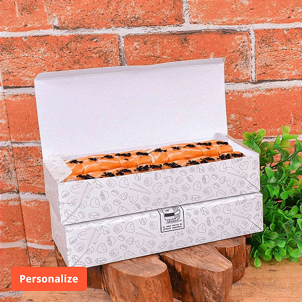 Caixa Sushi HOT (20x8x4cm) - Personalizada