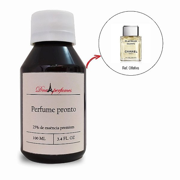 DNA148 Refil perfume importado masculino contratipo Egoiste Platinum