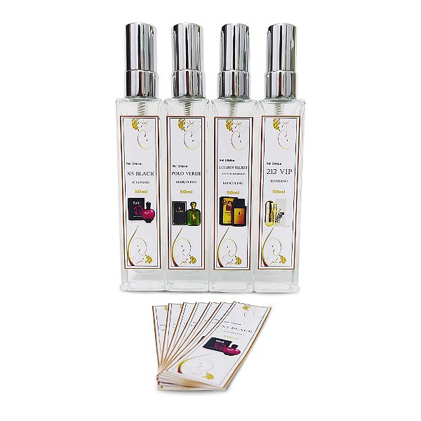 100 rótulos para vidros de perfumes modelo torre 50ml - medidas 9,53 x 2,28cm