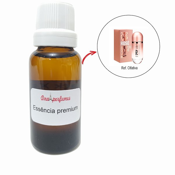 D118-Essência premium perfume importado feminino contratipo 212 VIP Rosé