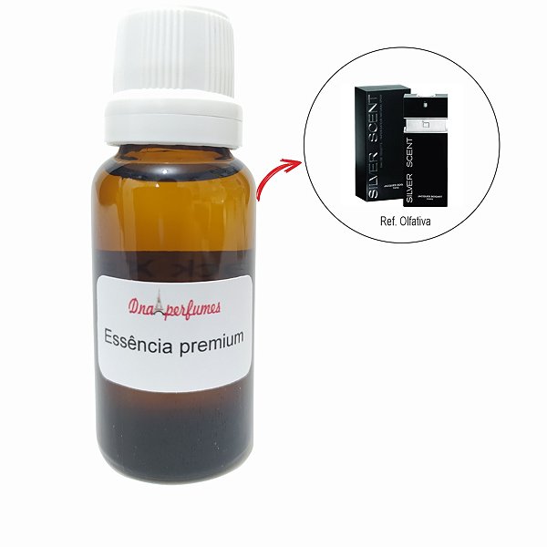 D129-Essência premium perfume importado masculino contratipo Silver Scent