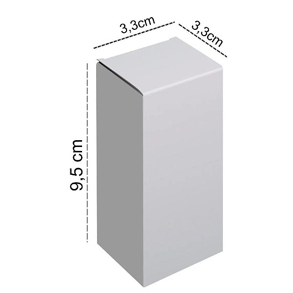 50 Caixas Para Vidro Cubo 50ml Triplex 350g 9,5x4,7x4,7cm