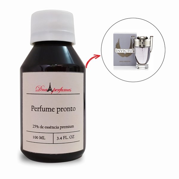 DNA107-Perfume importado tipo -Invictus-Refil 100ml