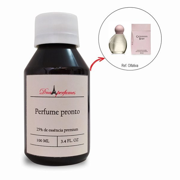 DNA146-Perfume importado tipo -Giovanna baby rosa-Refil 100ml