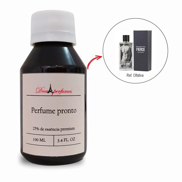 DNA157-Perfume importado tipo -AMBERCROMBIE FIERCE A&F -Refil 100ml