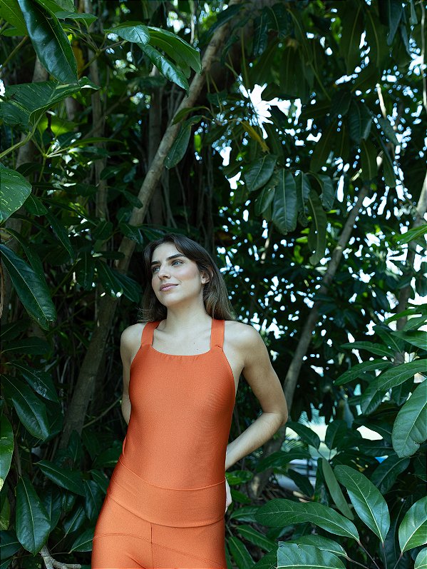 Body Hortência Orange