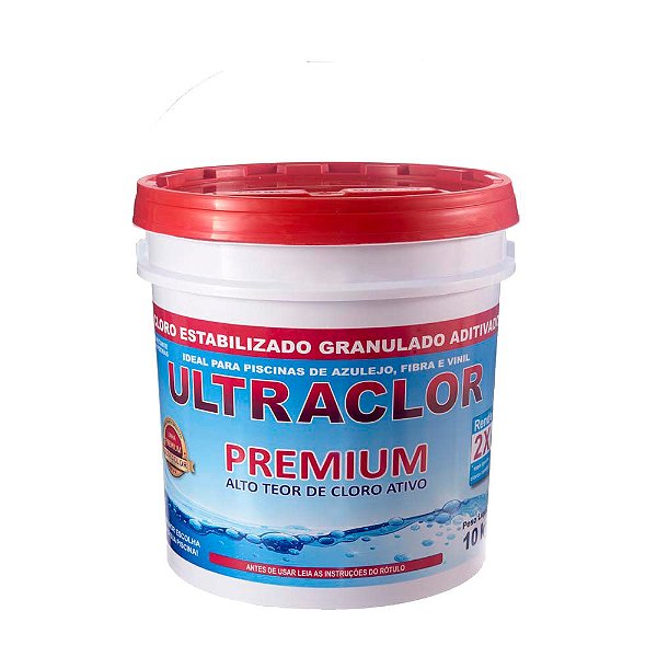 Balde de Cloro Ultraclor Dicloro 100%	2.5KG