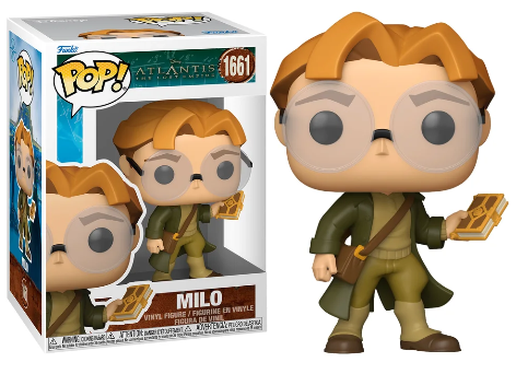 [#Vempraloja] - Funko Pop - Milo - Disney Atlantis O Reino Perdido (1661)