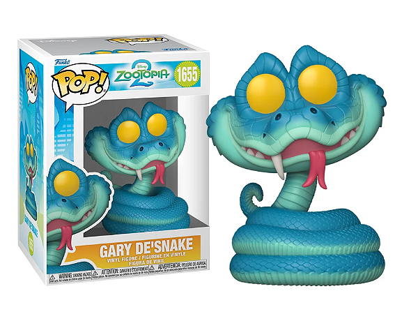 [#Pré-venda] - Funko Pop - Gary De'Snake - Zootopia 2 (1655)