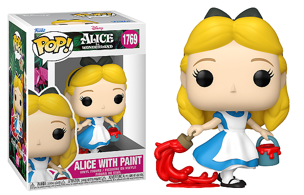[#Pré-venda] - Funko Pop - Alice with Paint - Disney Alice no País das Maravilhas (1769)