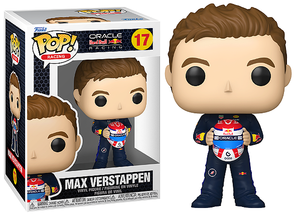 [#Pré-venda] - Funko Pop - Max Verstappen (Holding Helmet) - Oracle Red Bull Racing (17)