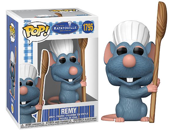 [#Pré-venda] - Funko Pop - Remy with Cooking Spoon - Disney Ratatouille (1795)