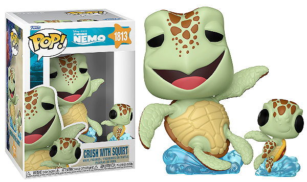 [#Pré-venda] - Funko Pop - Crush with Squirt - Disney Procurando Nemo (1813)