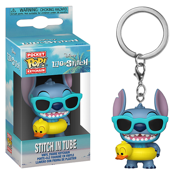 [#Pré-venda] - Chaveiro - Stitch In Tube - Disney Lilo & Stitch.