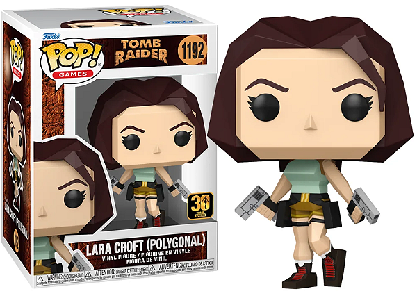 [#Pré-venda] - Funko Pop - Lara Croft Polygonal - Tomb Raider (1192)