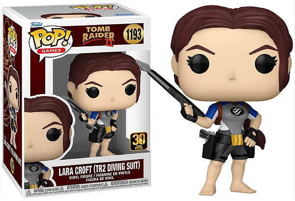 [#Pré-venda] - Funko Pop - Lara Croft TR2 Diving Suit - Tomb Raider (1193)