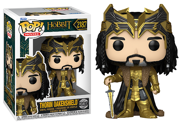 [#Pré-venda] - Funko Pop - Thorin Oakenshield (Metallic) - The Hobbit (2187)