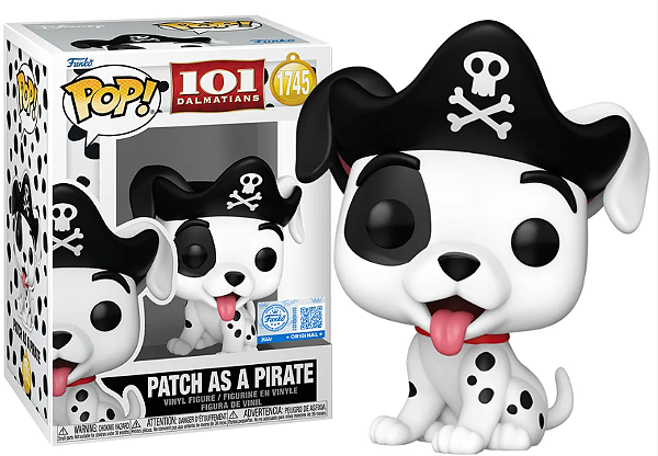 [#Pré-venda] - Funko Pop - Patch As A Pirate Exclusivo - Disney 101 Dálmatas (1745)