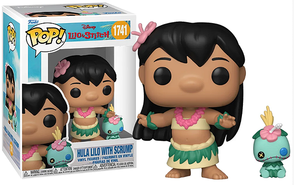 [#Pré-venda] - Funko Pop - Hula Lilo With Scrump - Disney Lilo & Stitch (1741)