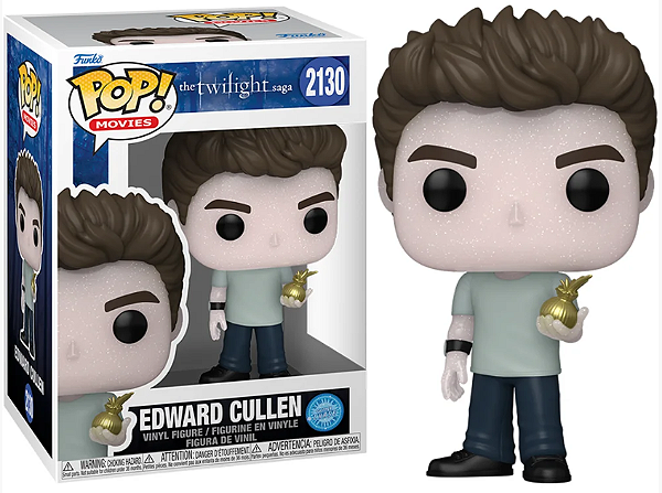 [#Vempraloja] - Funko Pop - Edward Cullen Exclusivo Chase (Brilha) - Filme Crepúsculo (2130)