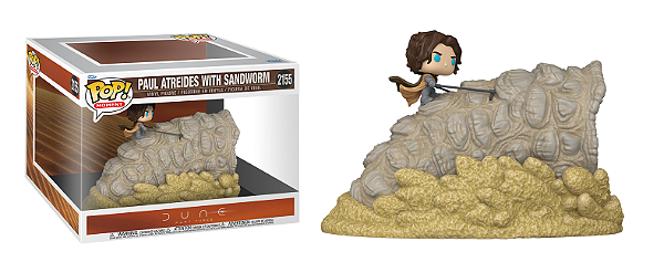 [#Pré-venda] - Funko Pop - Moment Paul Atreides with Sandworm - Filme Duna (2155)