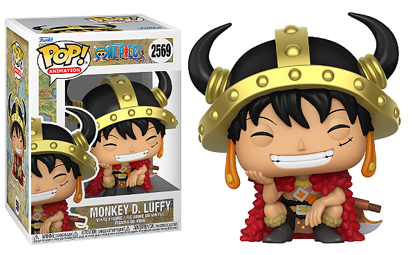 [#Pré-venda] - Funko Pop - Monkey D. Luffy with Helmet - One Piece (2569)