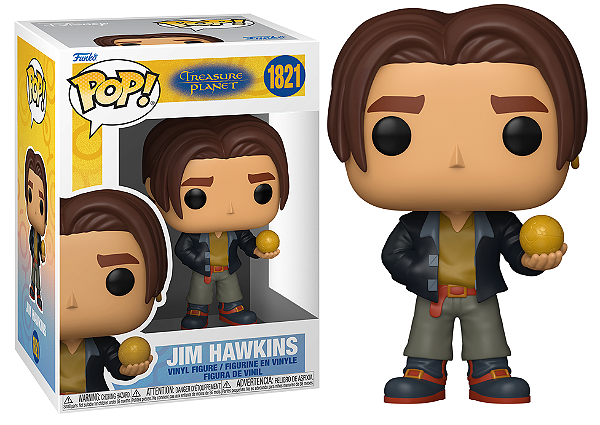 [#Pré-venda] - Funko Pop - Jim Hawkins with Map - Disney O Planeta do Tesouro (1821)