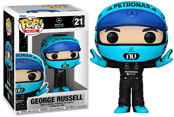 [#Pré-venda] - Funko Pop - George Russell (T-Pose) - Fórmula 1 Mercedes-AMG Petronas (21)