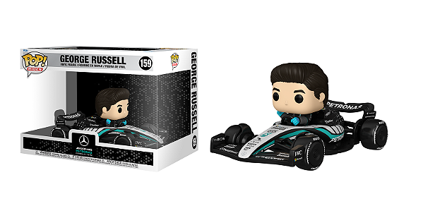 [#Pré-venda] - Funko Pop - Rides Super Deluxe George Russell - Fórmula 1 Mercedes-AMG Petronas (159)