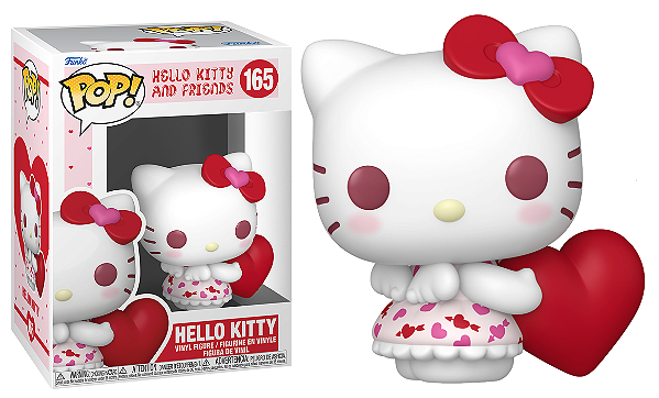 [#Pré-venda] - Funko Pop - Hello Kitty Valentine Heart Outfit - Hello Kitty (165)