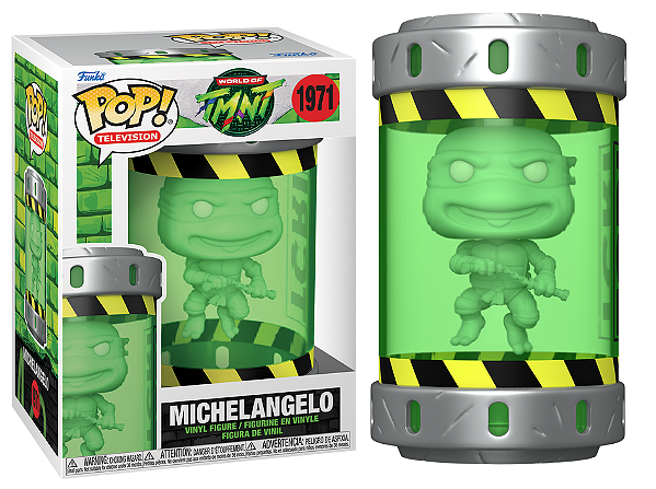 [#Pré-venda] - Funko Pop - Michelangelo (Ooze Canister) - As Tartarugas Ninja (1971)