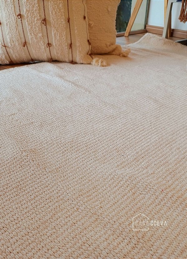 Tapete Slim Comfort Premium Tear Algodão Cru 190 x 250