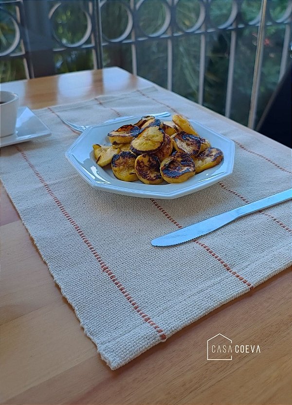 Jogo Americano Bordado Linha Terra 6 peças