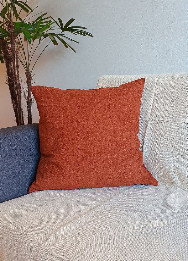 Capa de Almofada Studio Soft Terracota 45 x 45
