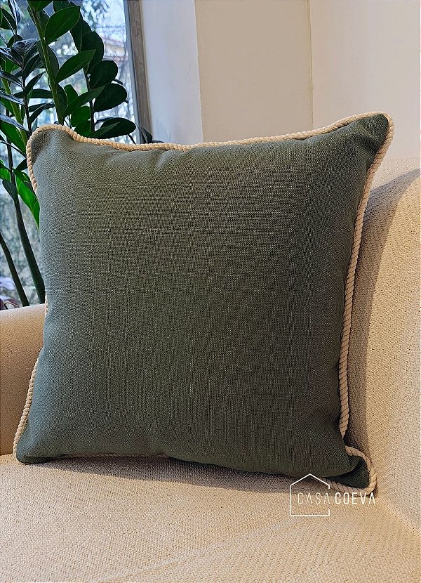 Capa de Almofada Atelier Cordão Verde 45 x 45