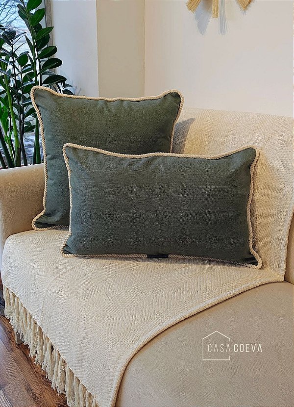 Kit 2 Almofadas Atelier Cordão Verde