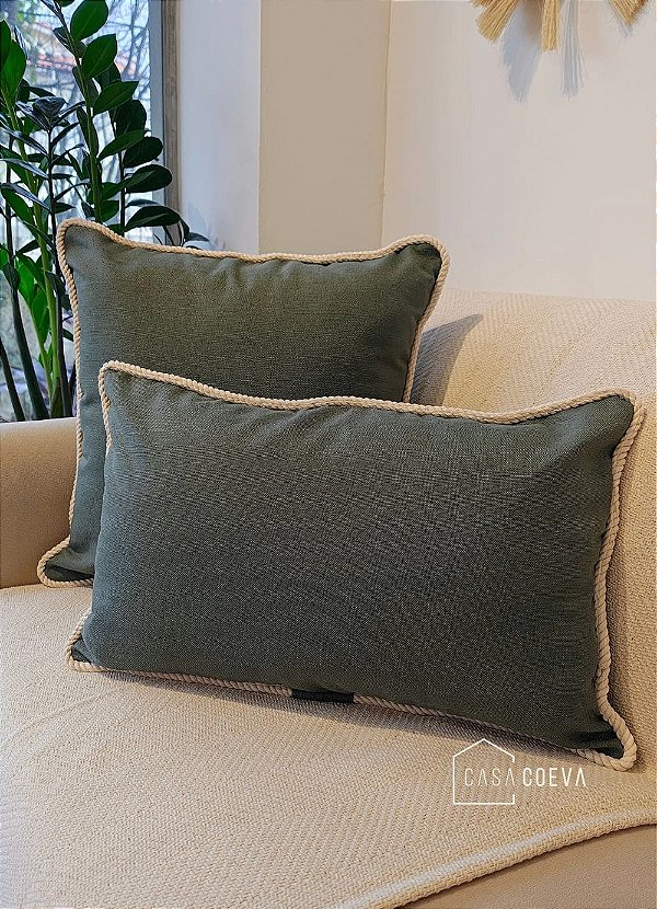 Kit 2 Capas de Almofada Atelier Cordão Verde